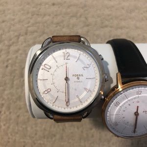 Fossil Q Hybrid Watch - Silver